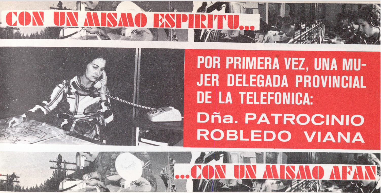 Patrocinio Robledo fue la primera directiva de Telefónica.