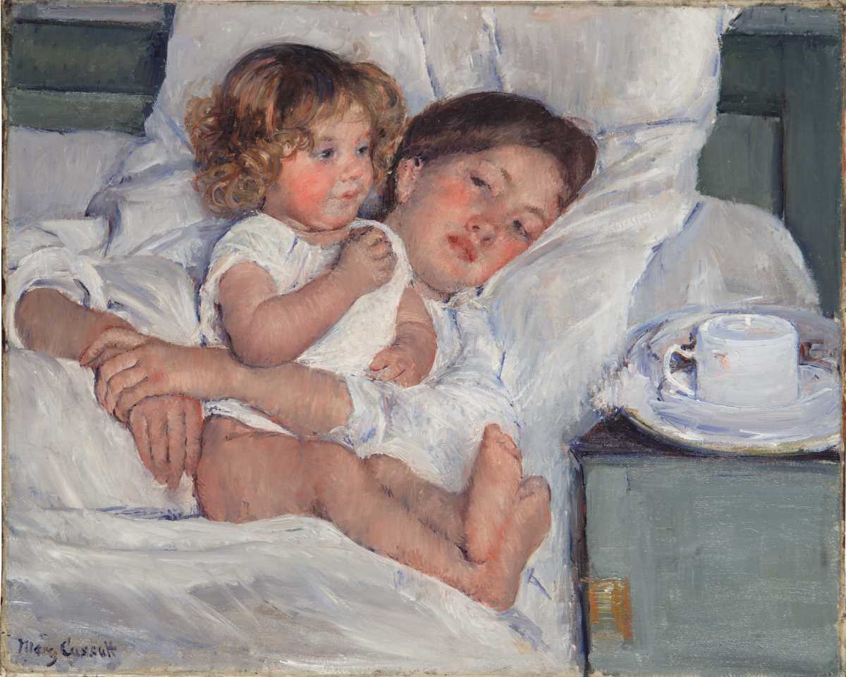 Cuadro 'Desayuno en la cama (1897)', de Mary Cassatt