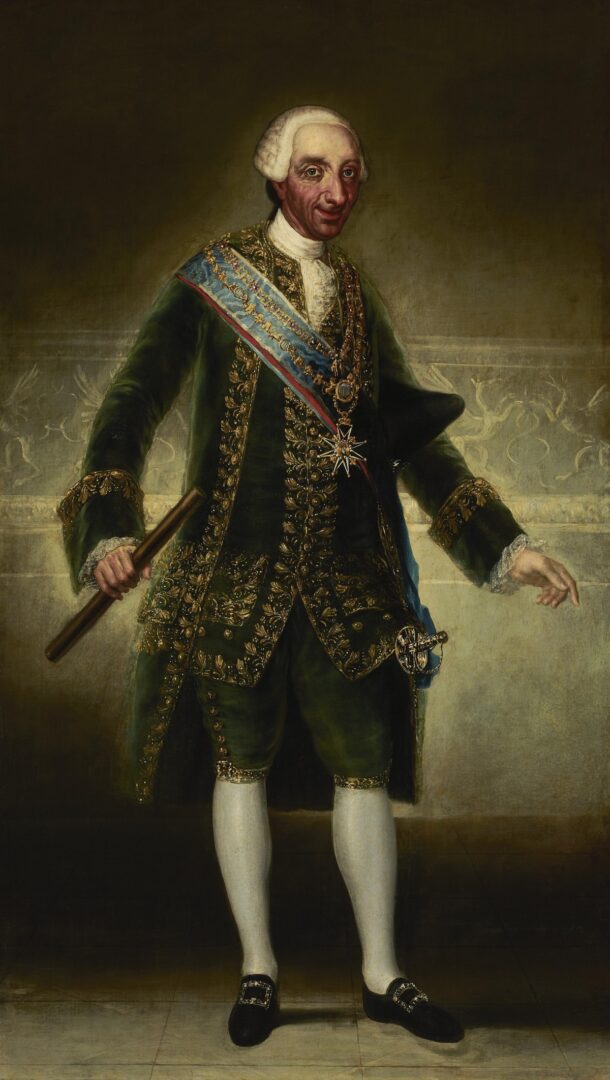 El retrato de Carlos III en la galería de retratos reales del Banco de España