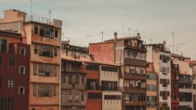 Bloques de viviendas en Girona.