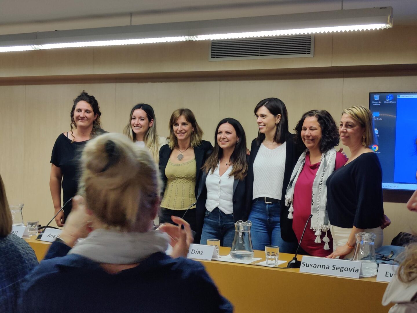 Una imagen del debate en el Instituto Catalán de las Mujeres