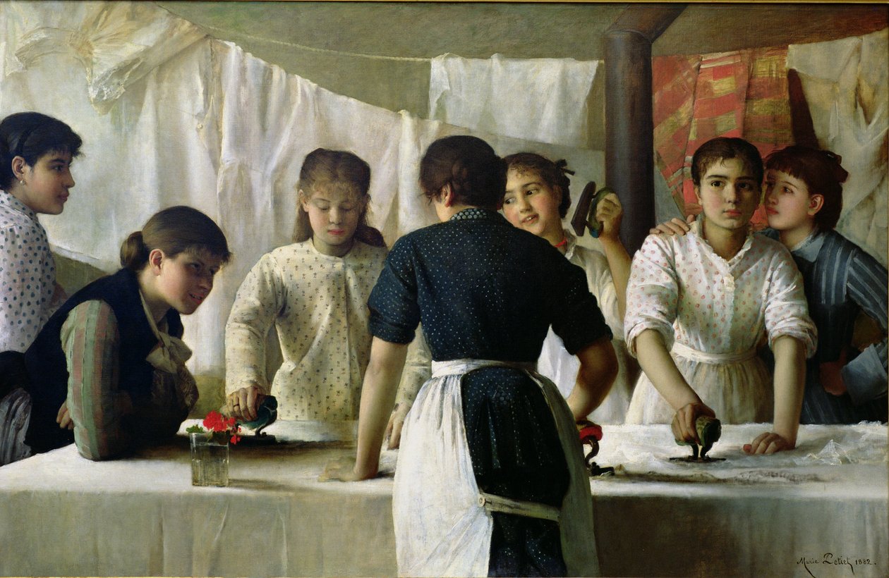 'Las lavanderas' (1882), de Marie-Louise Petiet