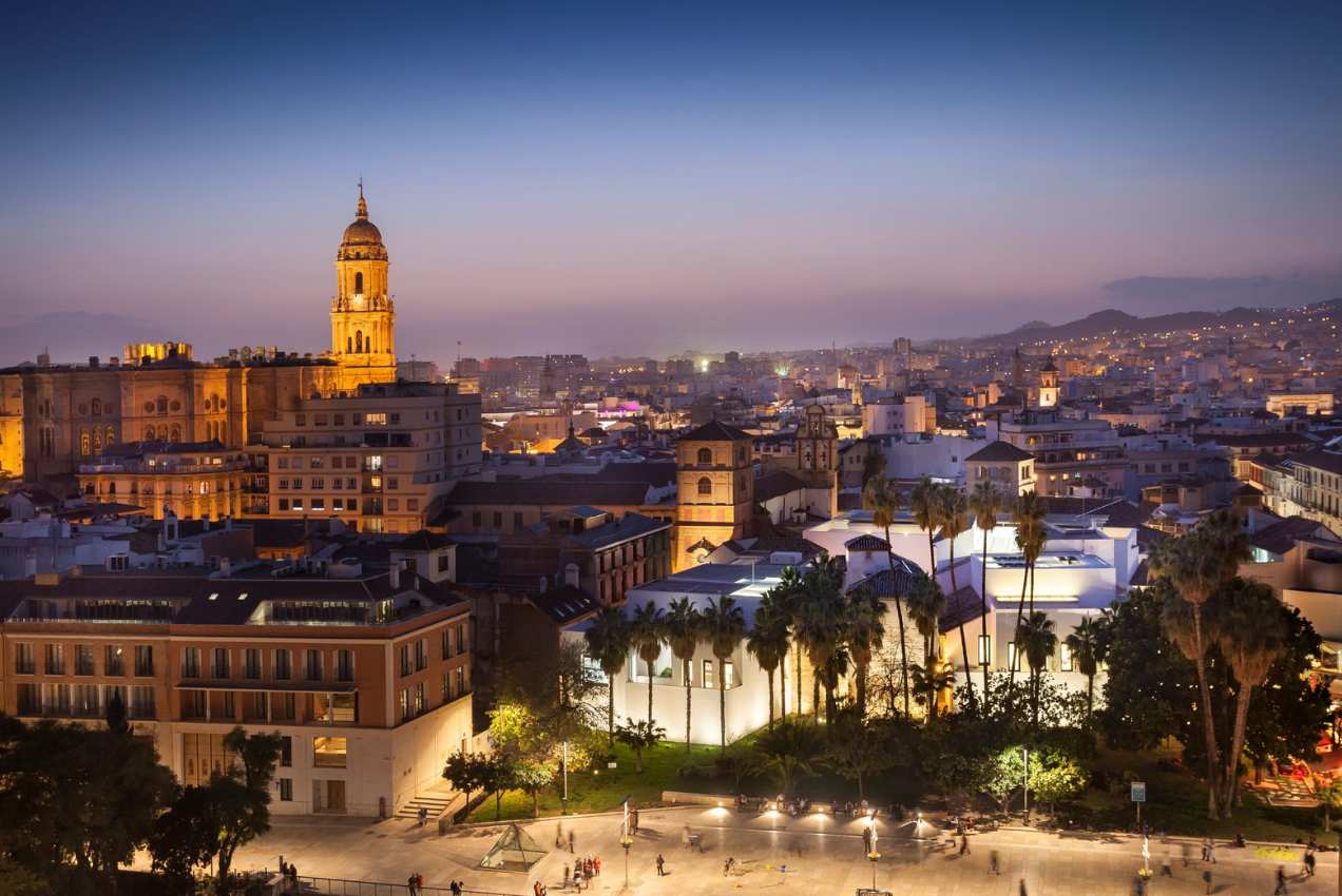 Museo Picasso Málaga desde la Alcazaba