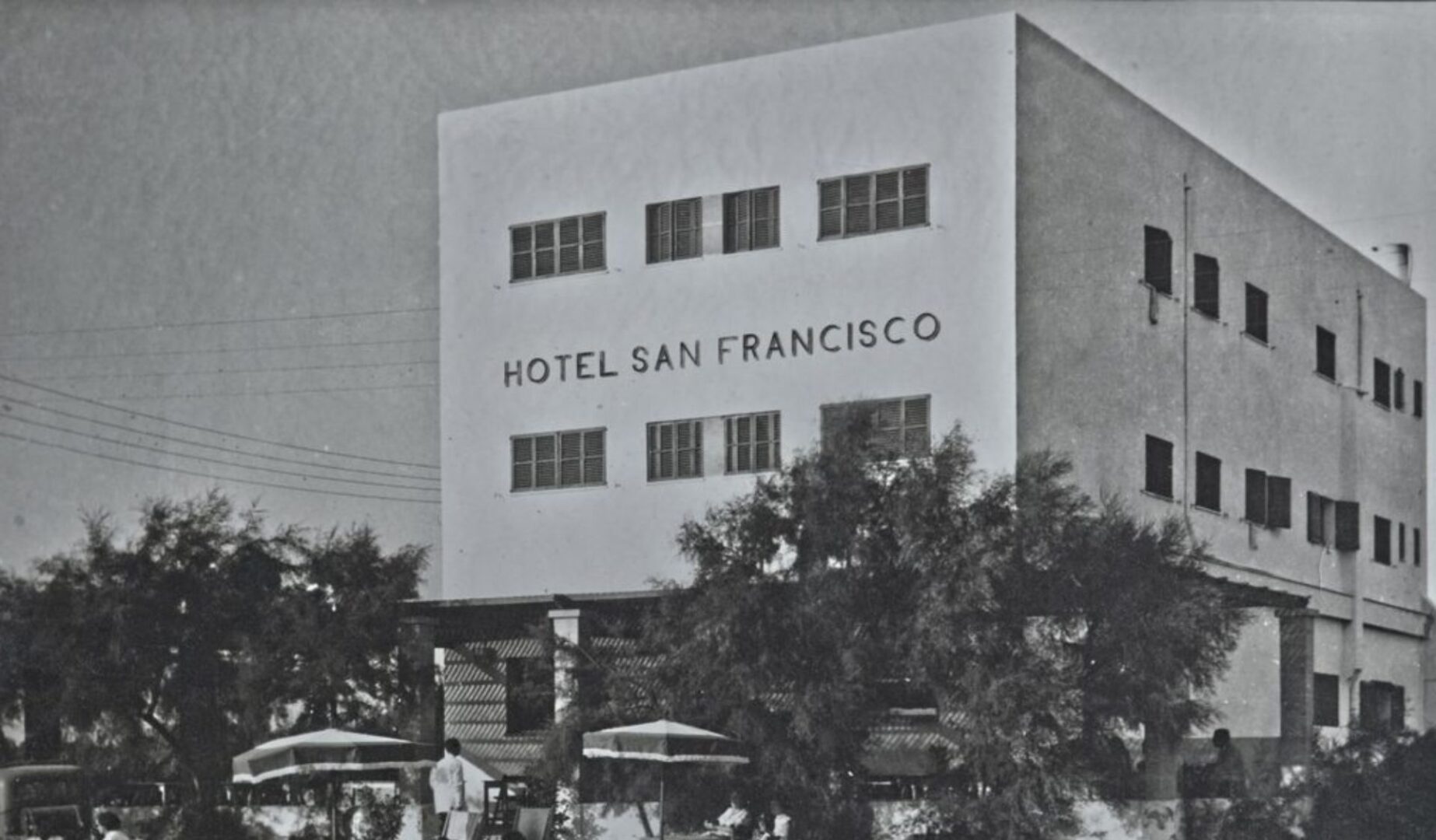 Fotografía del primer Hotel Riu San Francisco, en Mallorca.