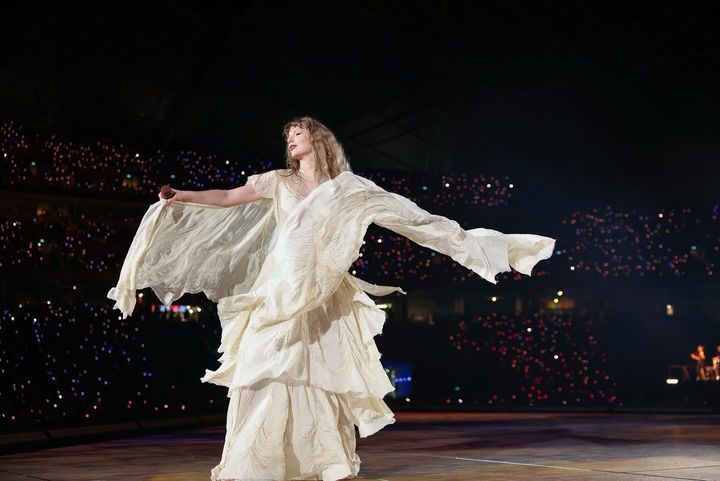 Taylor Swift, en uno de sus últimos conciertos