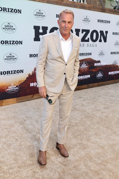 Kevin Costner, en la première de su película 'Horizon', en Los Ángeles
