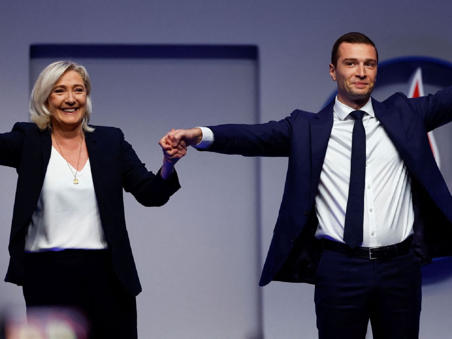 Joan Bardella y Marine Le Pen - Internacional