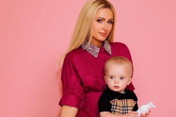 Paris Hilton con su hijo, Phoenix