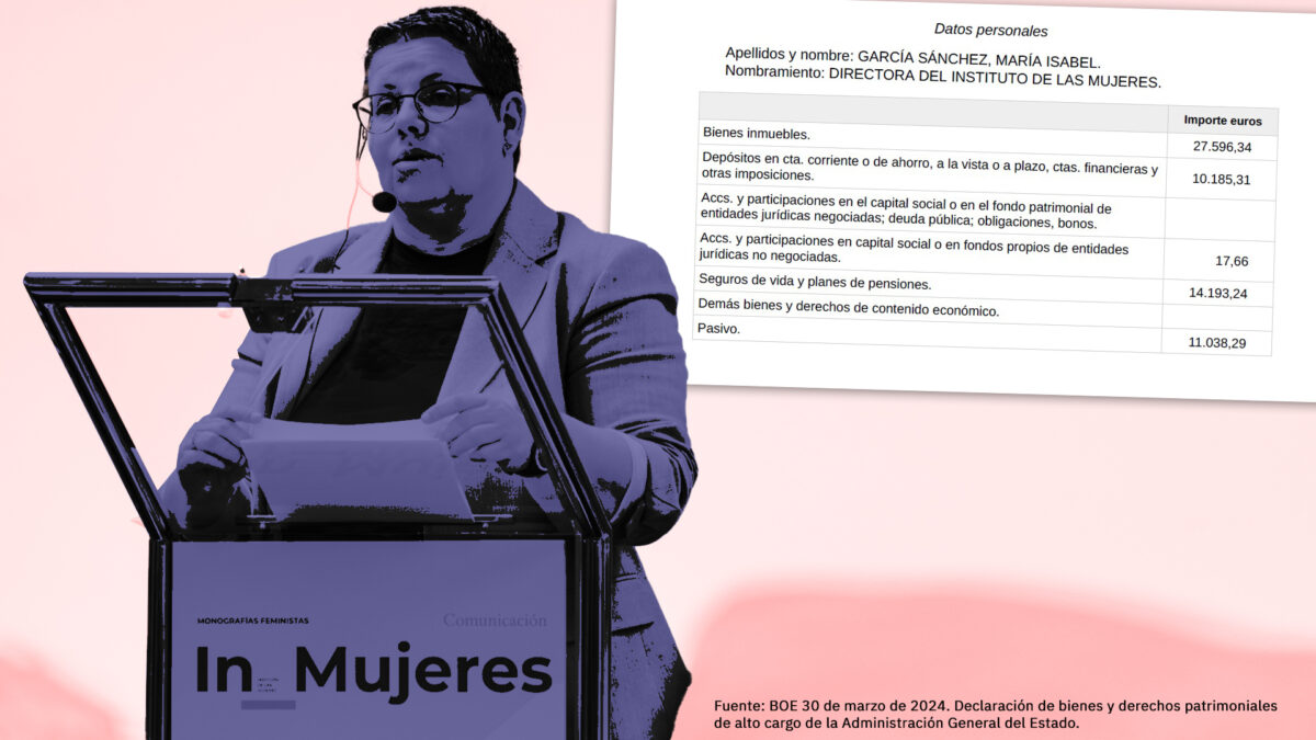 Isabel García Sánchez es la directora del Instituto de las Mujeres.