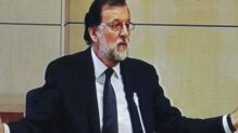 Mariano Rajoy, durante su declaración