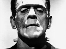 Karloff en la promoción de Frankenstein, de Universal Pictures