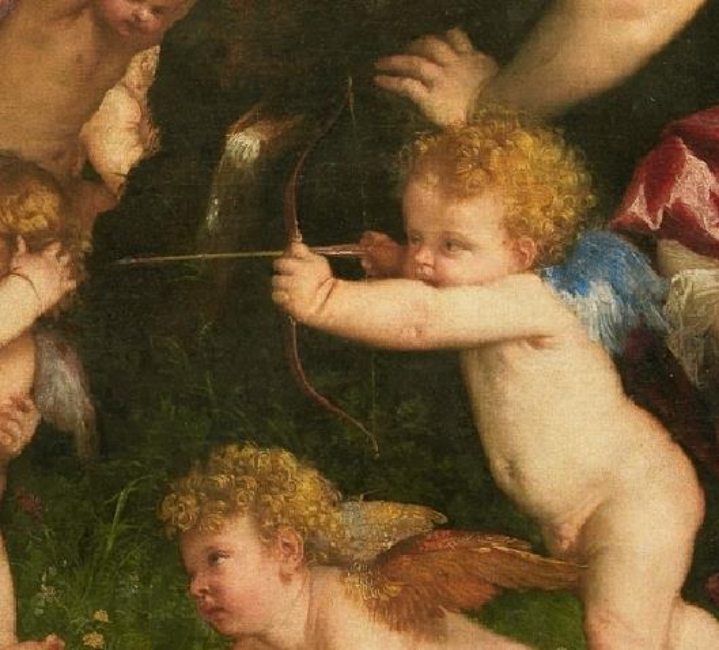 Detalle de 'Ofrenda a Venus', de Tiziano