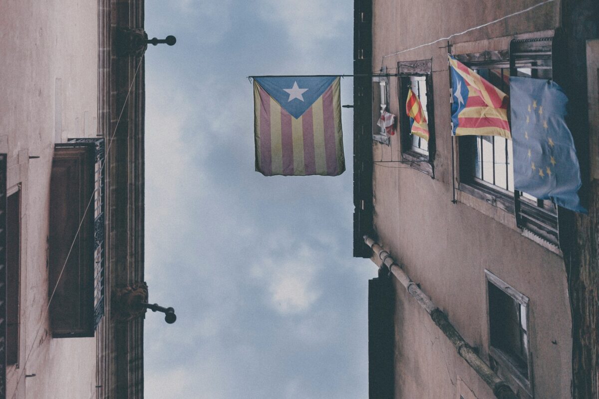 Bandera independista catalana - Política