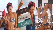 Katy Perry, en el videoclip de 'Woman's World'