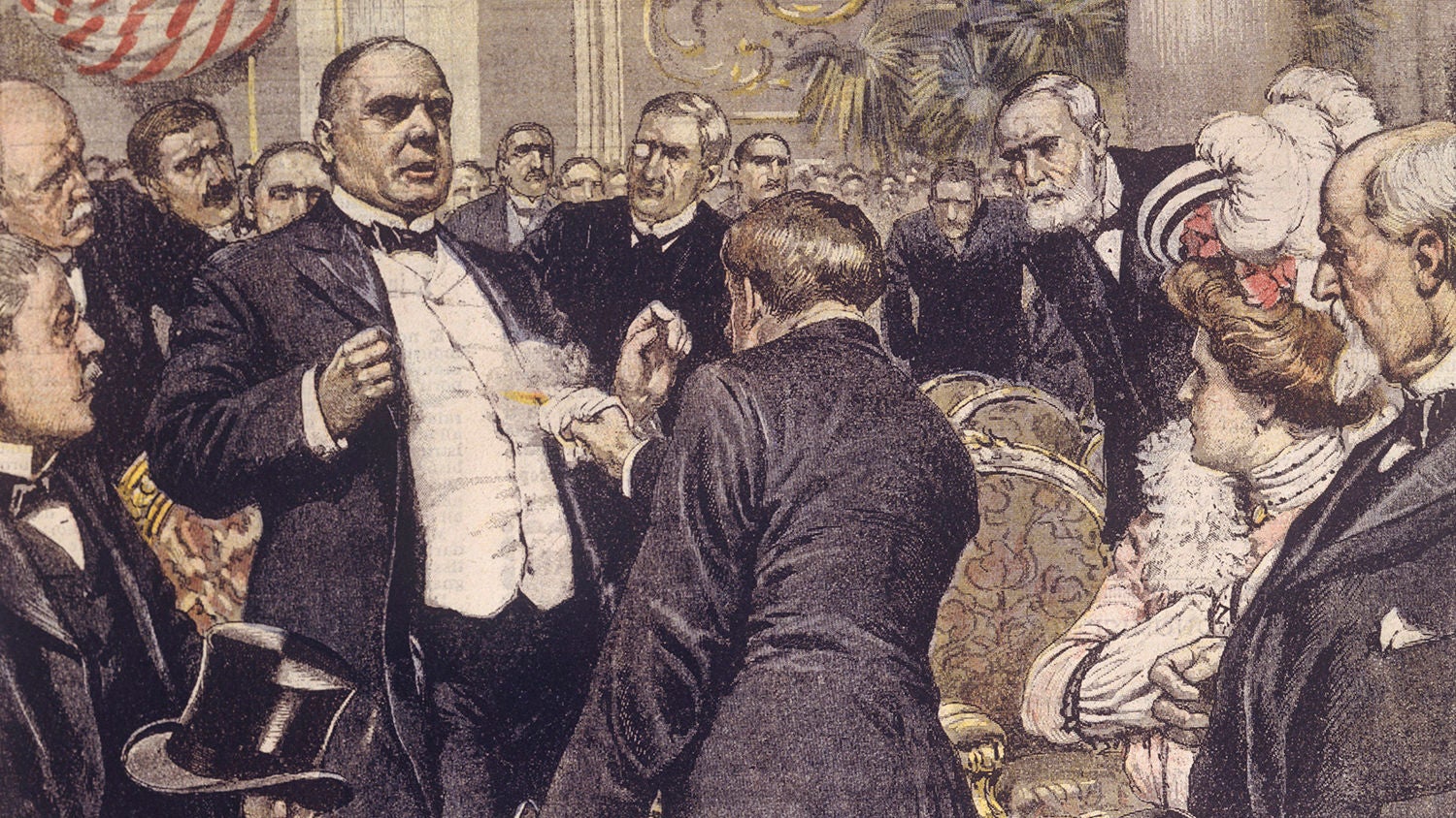 McKinley fue tiroteado tras pronunciar un discurso en Buffalo, Nueva York, el 6 de septiembre de 1901