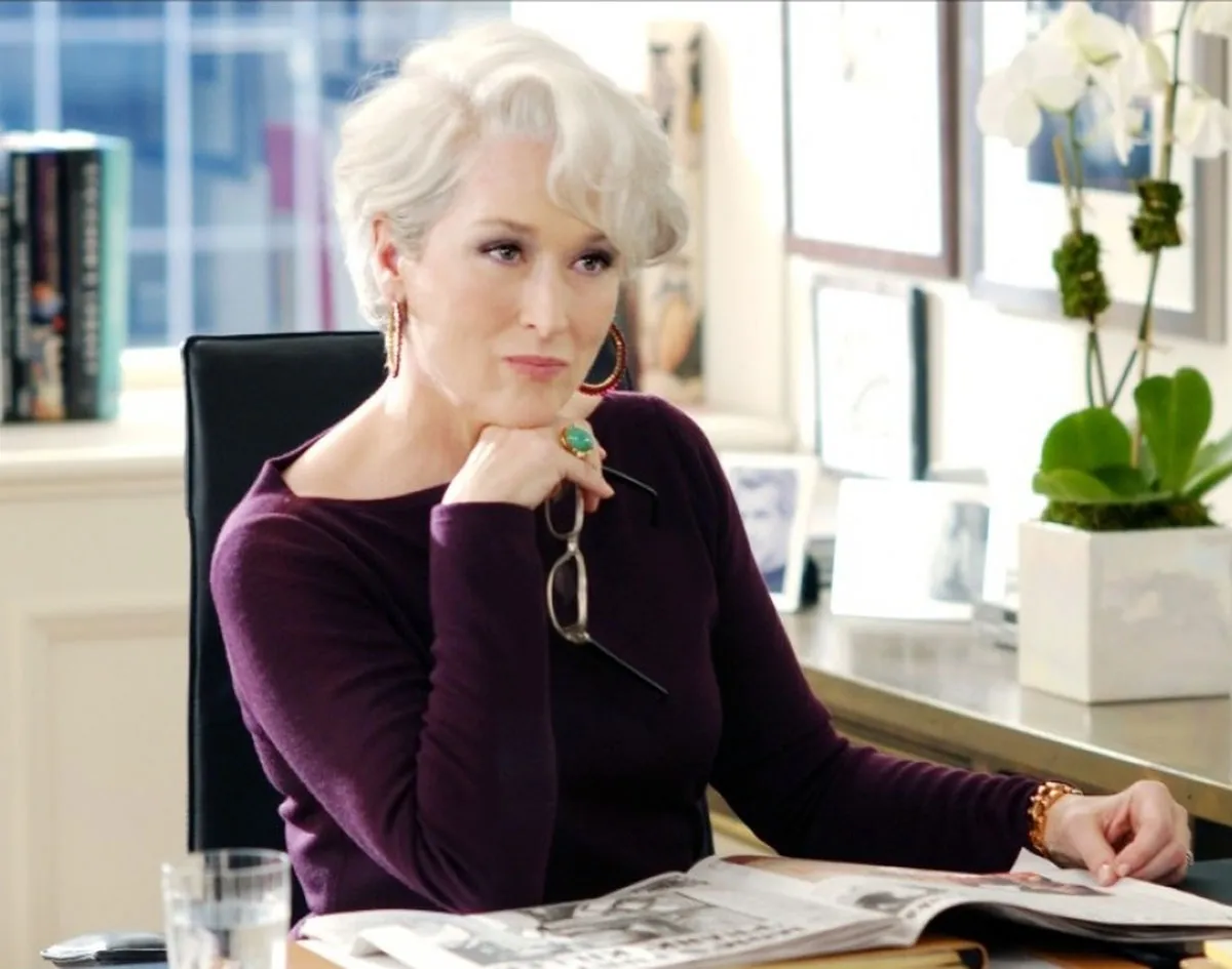 Meryl Streep en "El diablo viste de Prada"