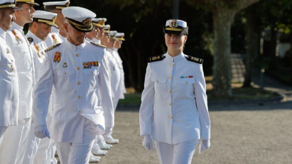 La Princesa Leonor ingresa en Marín