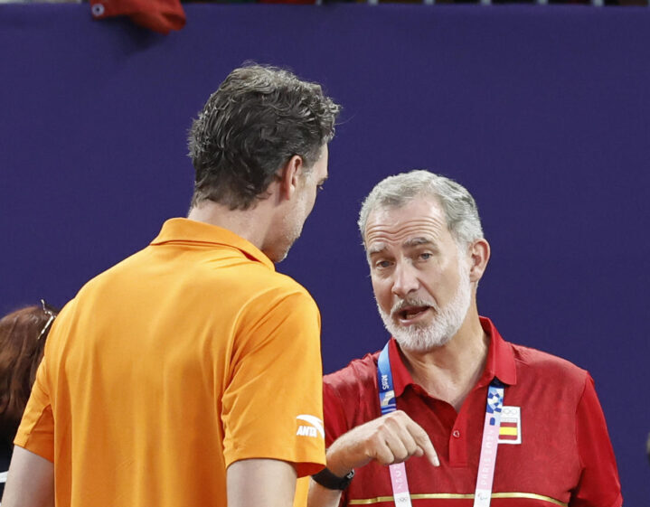 Felipe VI y Pau Gasol