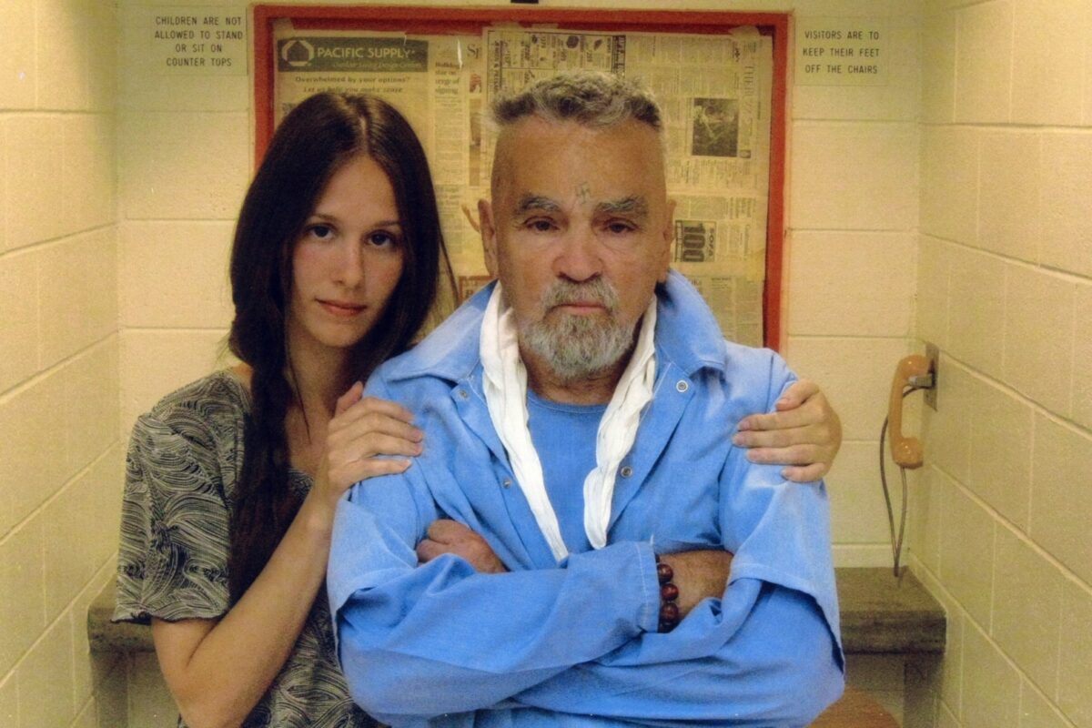 Elaine (Star) Burton con su marido, Charles Manson