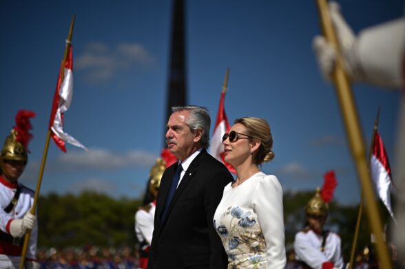 Alberto Fernández y Fabiola Yáñez - Internacional