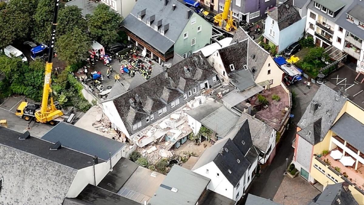 Derrumbe de un hotel en Alemania - Internacional