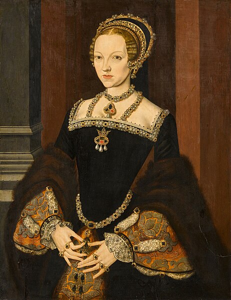 Retrato de Catalina Parr (1512–1548). Atribuido a Master John.