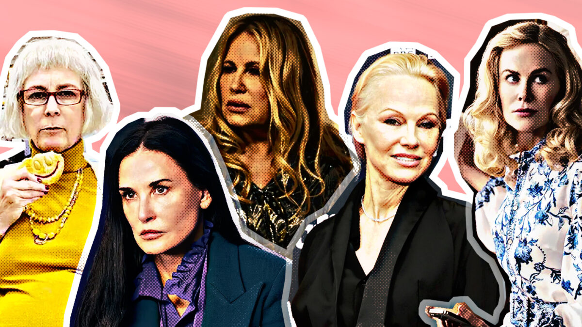 Jamie Lee Curtis, Demi Curtis, Jennifer Coolidge, Pamela Anderson y Nicole Kidman