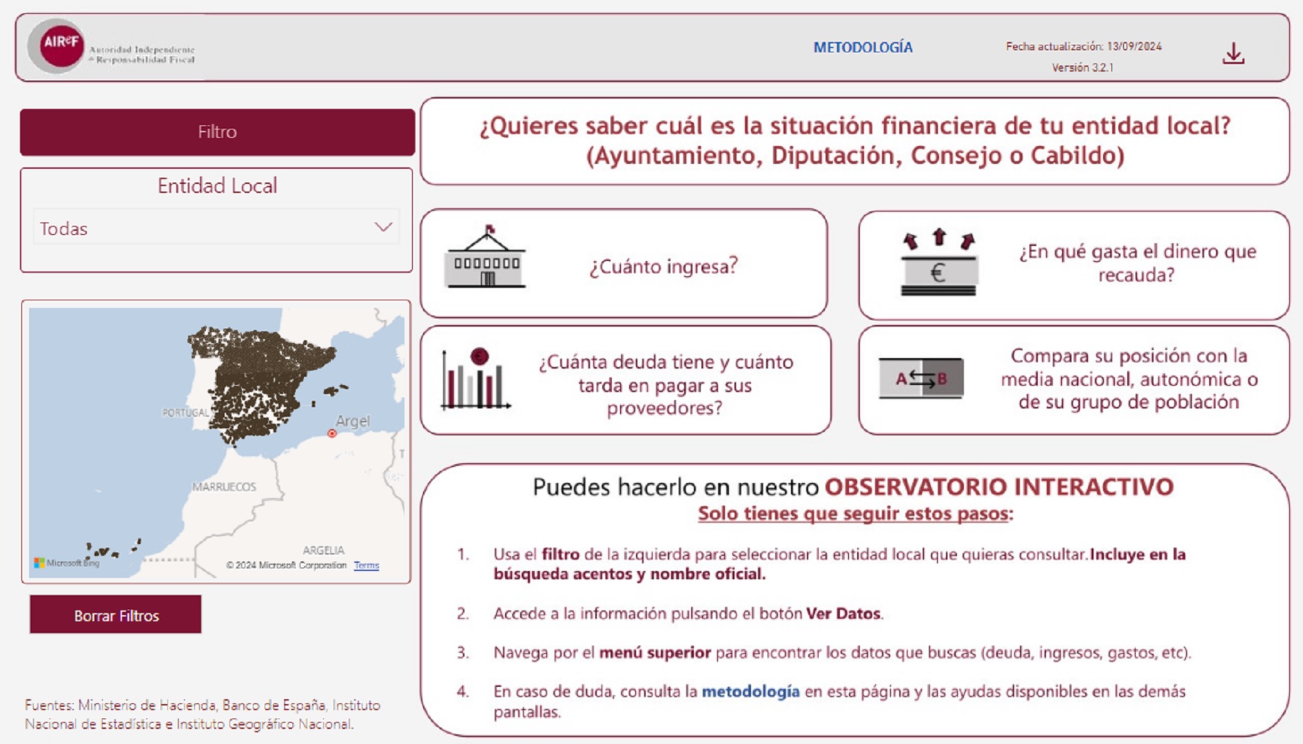 Cuánto gana y en qué gasta la recaudación tu ayuntamiento: consúltalo en esta web