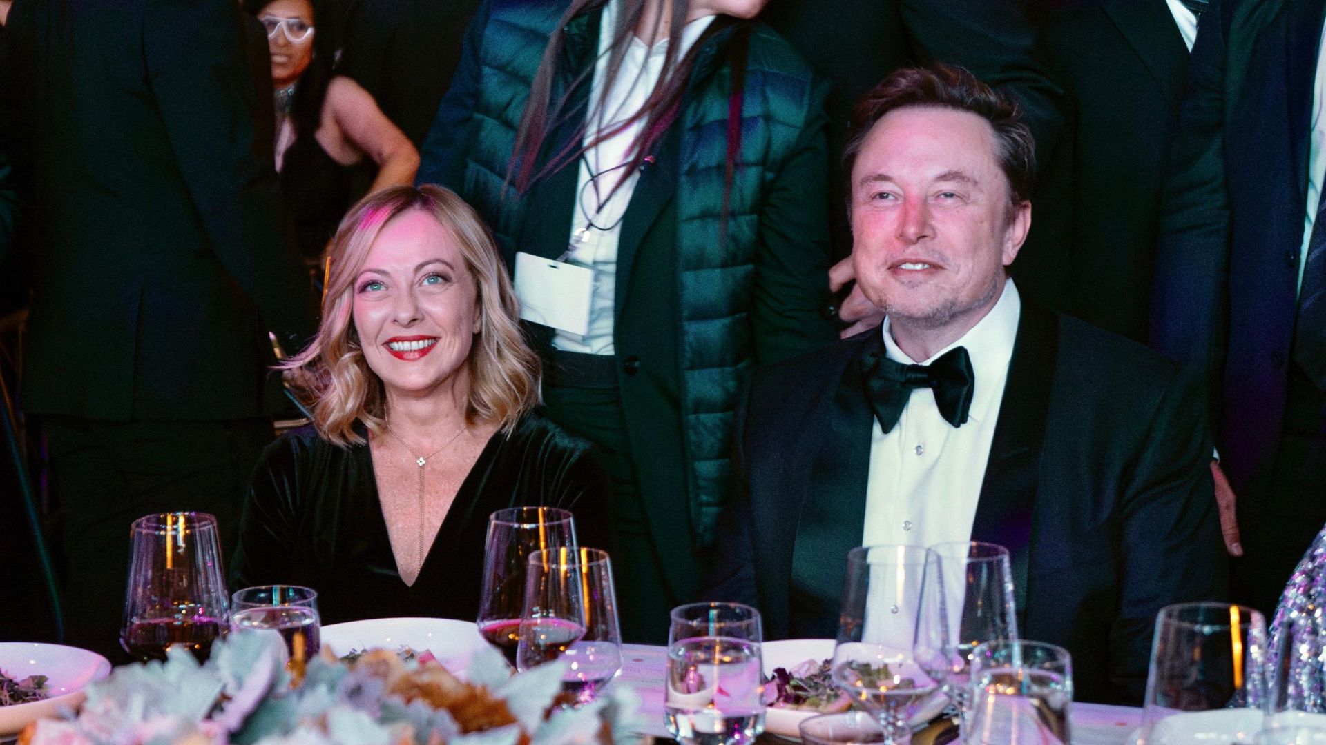 Musk y Meloni en Nueva York