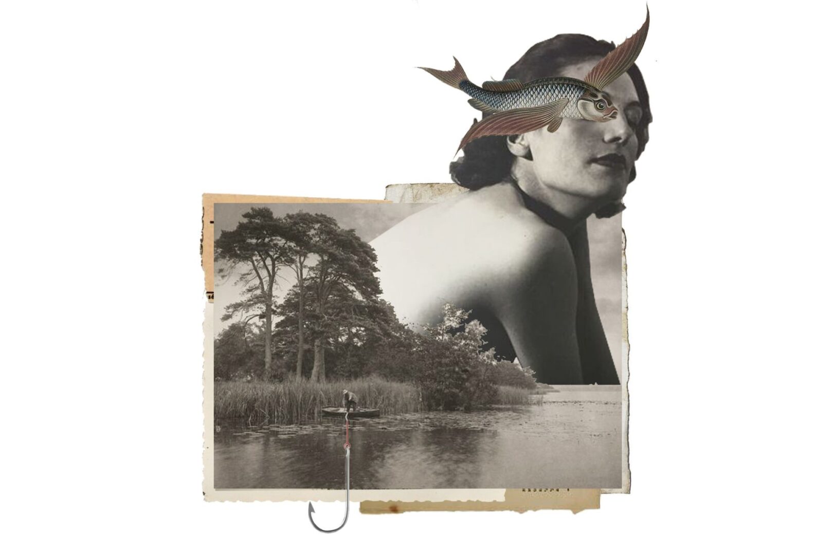 Collage 'Hay nombres', de Patricia Cruz