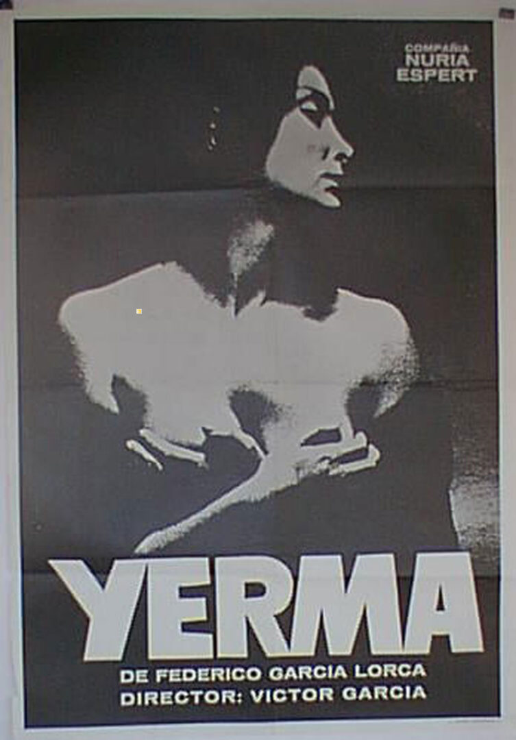 Cartel de 'Yerma', de Lorca, protagonizada por Núria Espert