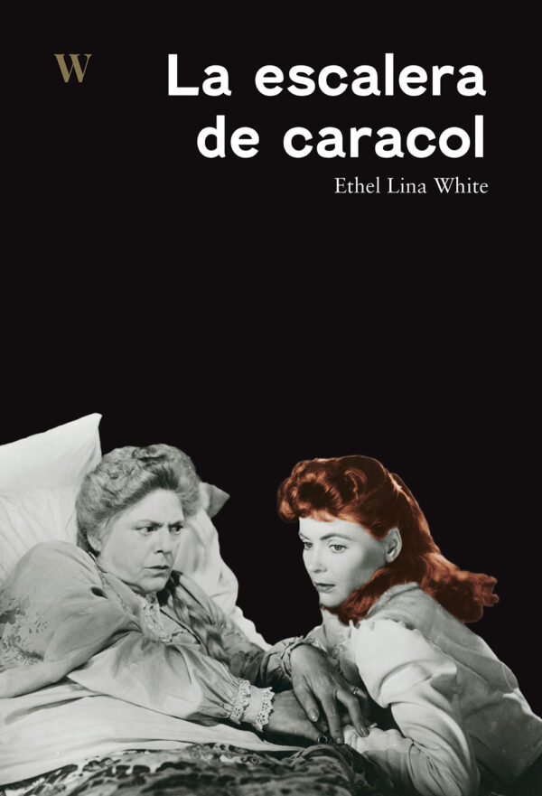 Portada de La escalera de caracol, con un fotograma de la película