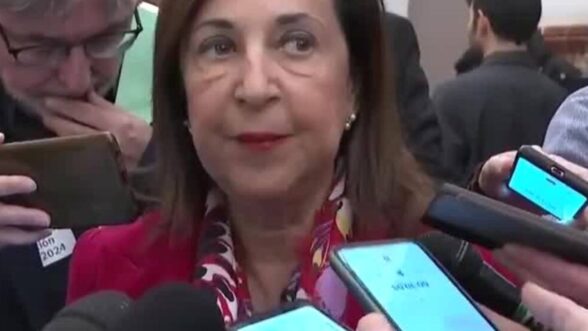 La ministra de Defensa, desde el Congreso