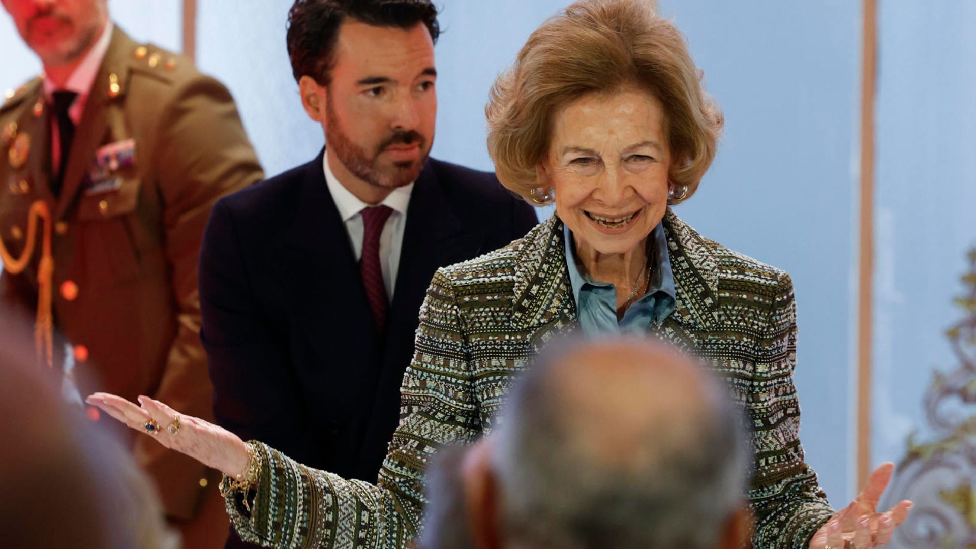 La Reina Sofía, durante la entrega de premios de la Fundación Mapfre