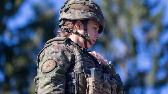 Mujeres militares en la misión española en Eslovaquia