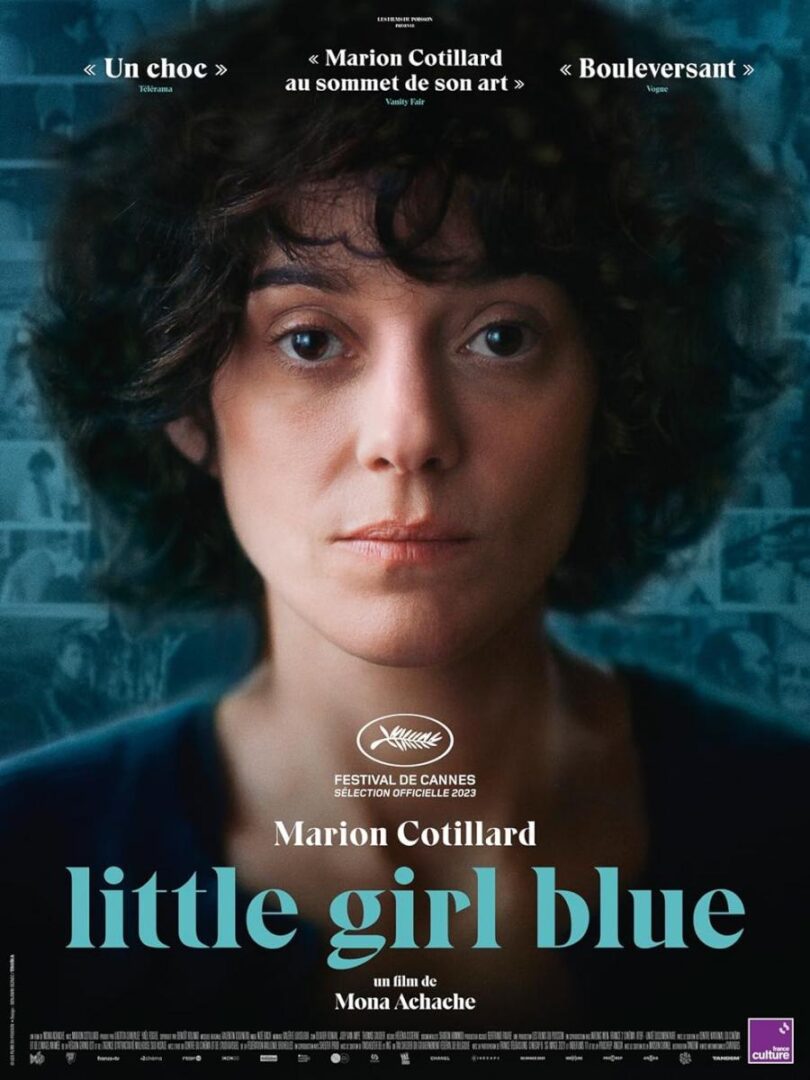 Cartel del documental 'Little Girl Blue', dirigido por Mona Achache y protagonizado por Marion Cotillard