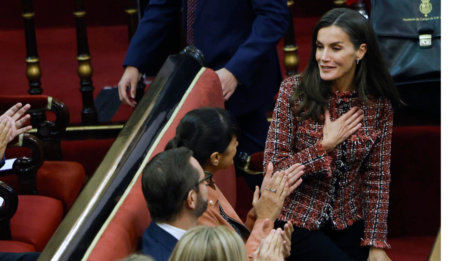 La Reina, en los premios Luis Carandell