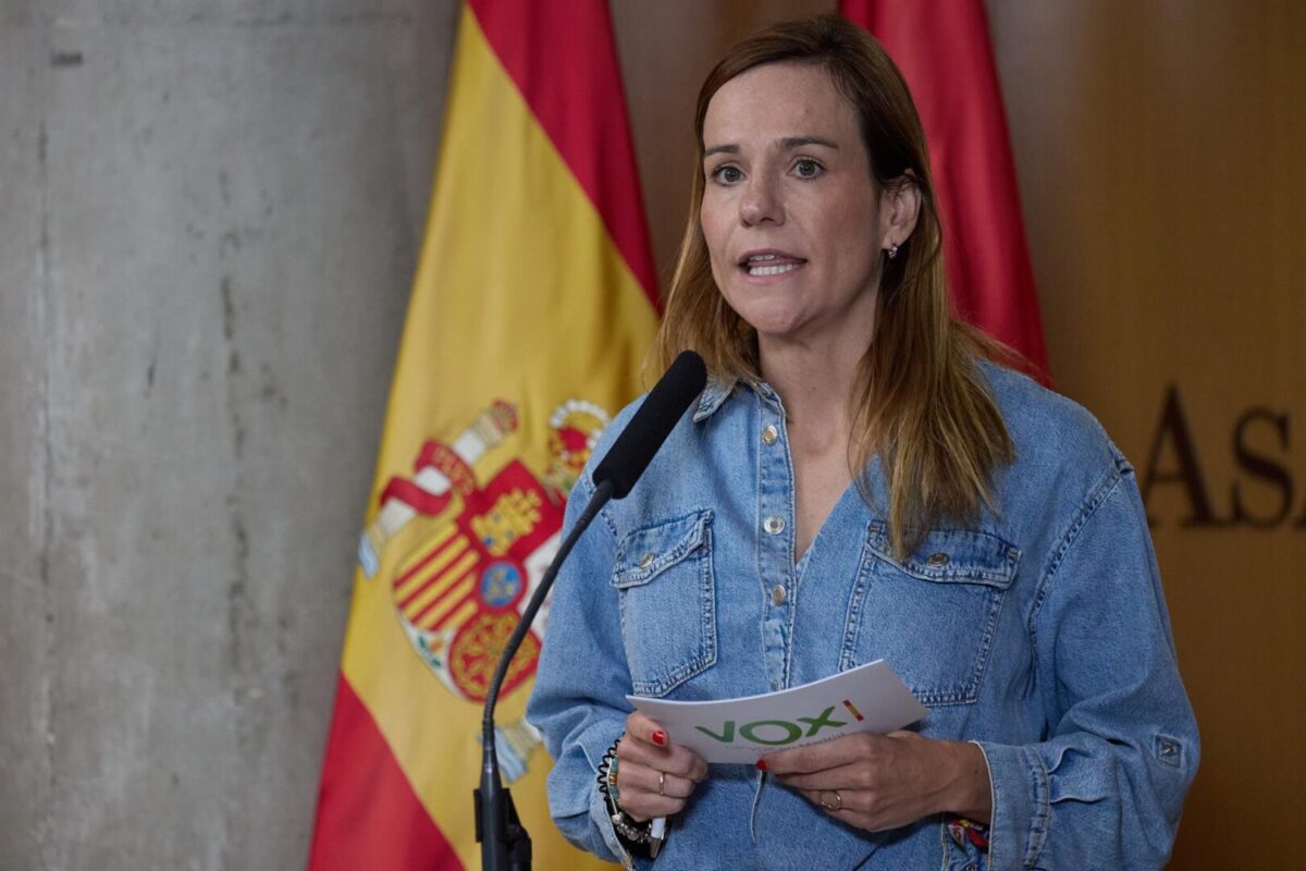 La portavoz de VOX en la asamblea, Isabel Pérez Moñino-Aranda