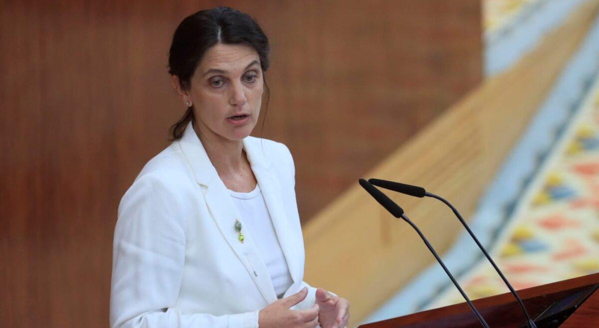 Pilar Sánchez Acera en la Asamblea de Madrid