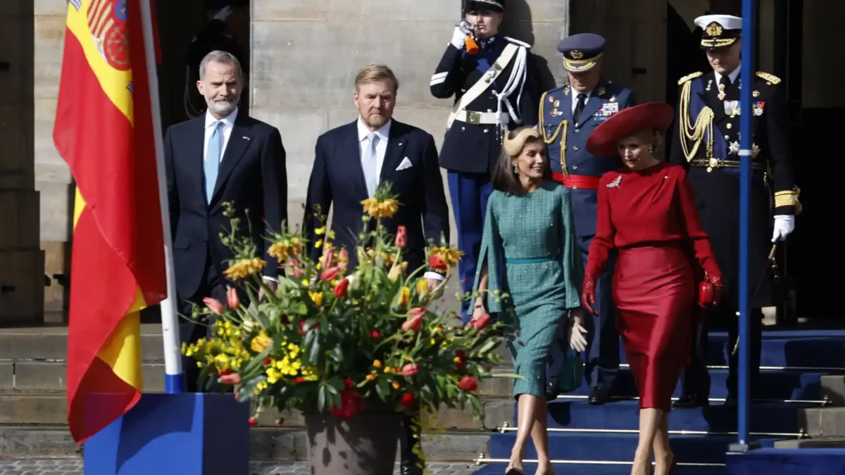 Los Reyes, durante su visita de Estado a Países Bajos