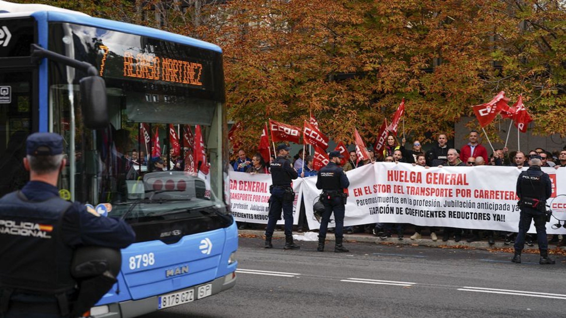 Huelga de autobuses: esta es la situación para el puente de diciembre