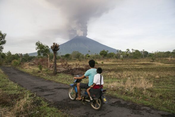 Erupción volcánica en Bali - Internacional