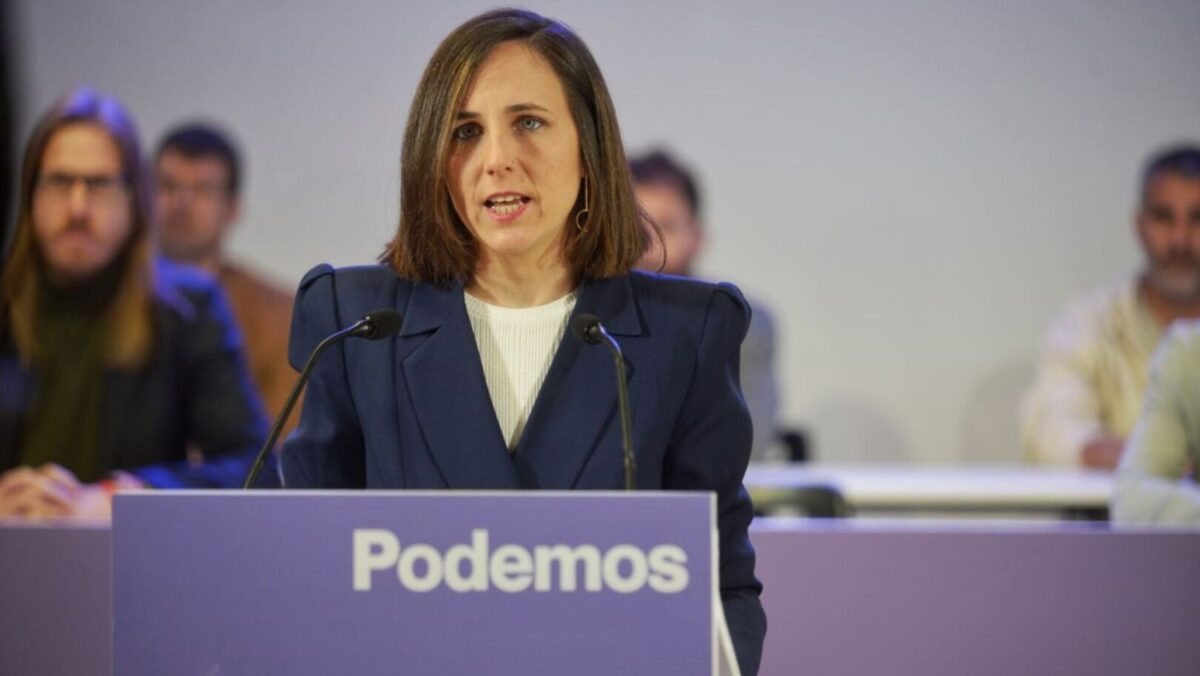 La secretaria general de Podemos, Ione Belarra