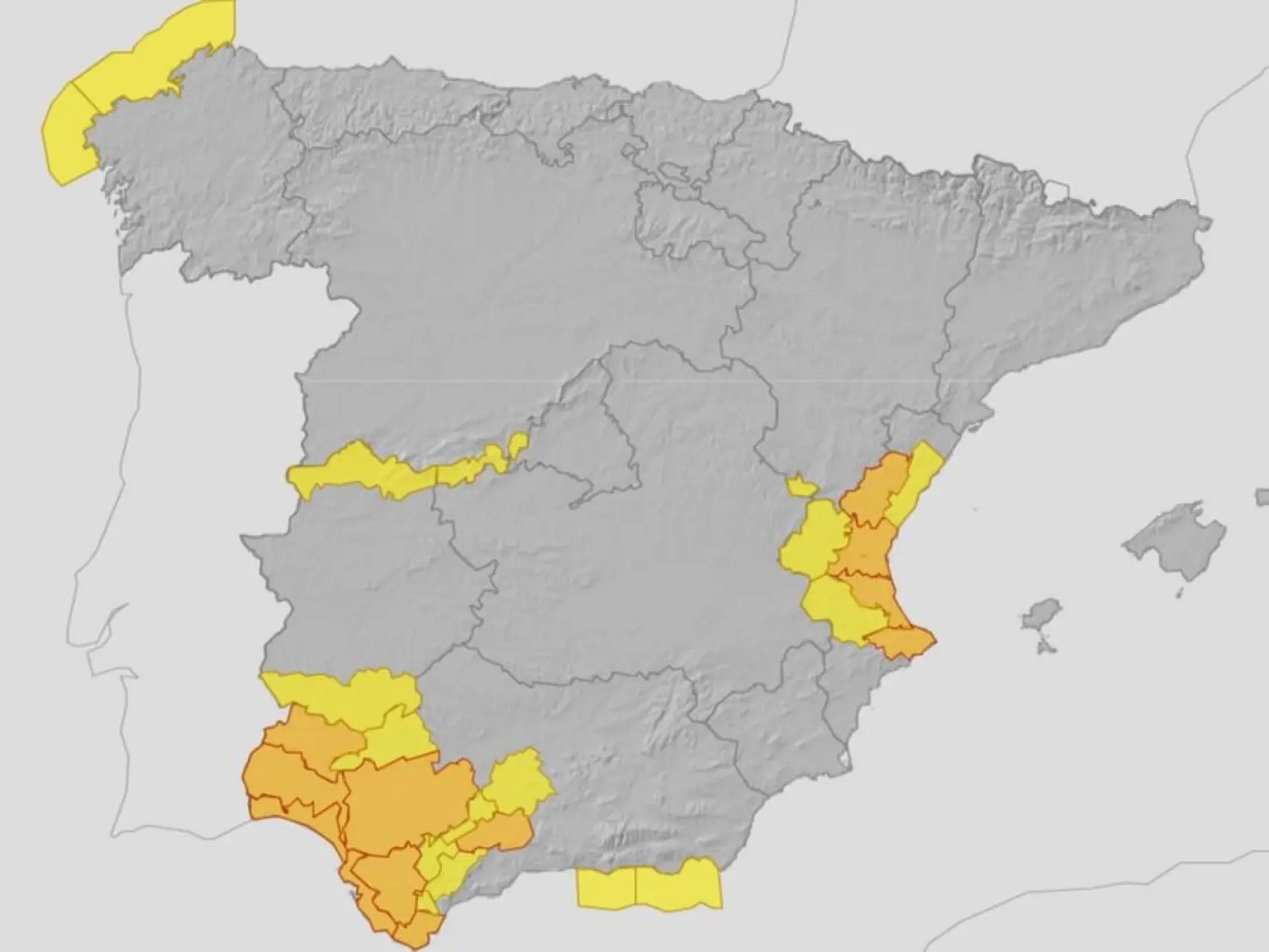 Mapa de la AEMET el 14 de noviembre - Sociedad