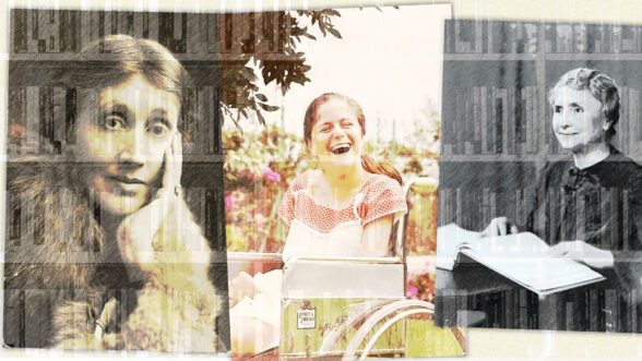 Virginia Woolf, Helen Keller y Gaby Brimmer, tres escritoras con discapacidad