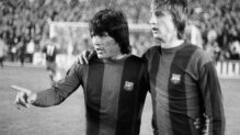 Hugo Sotil y Johan Cruyff - Deportes