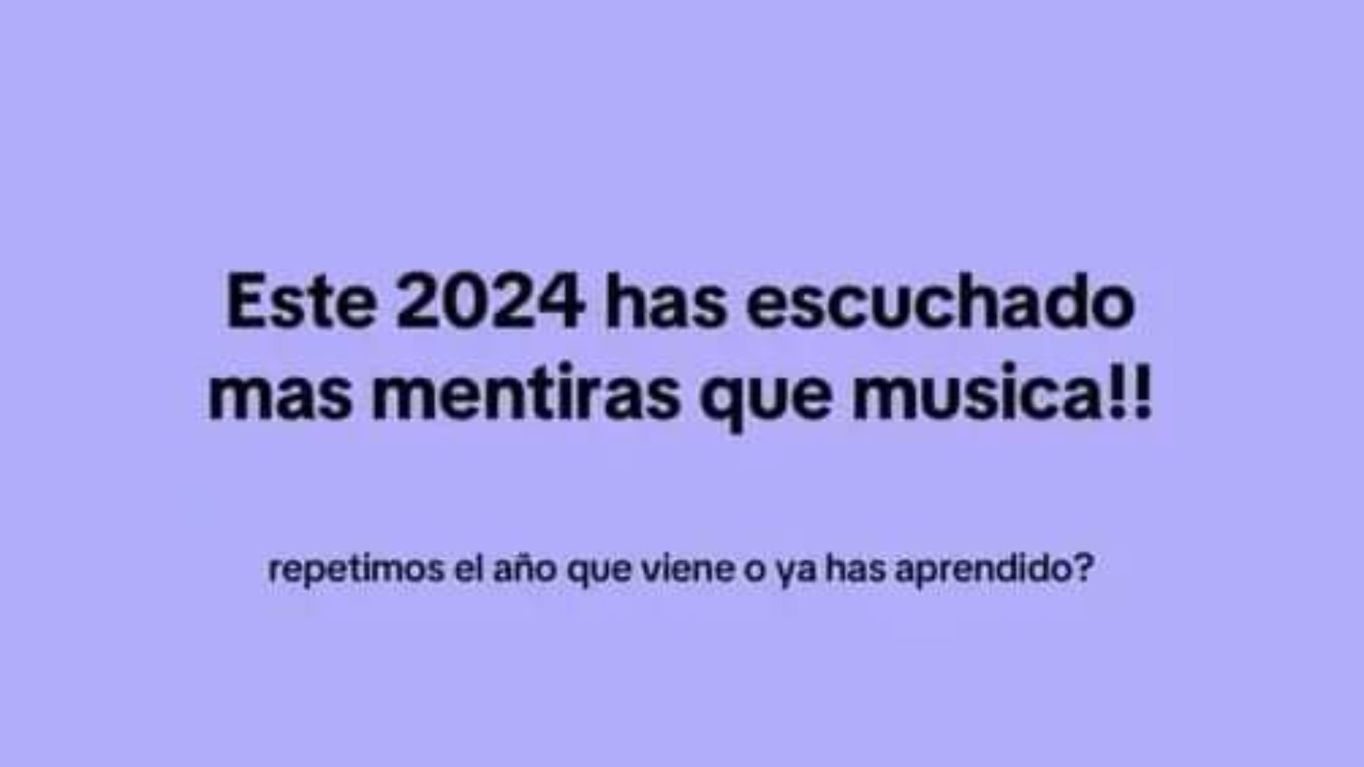 Memes de Spotify Wrapped 2024 - Sociedad