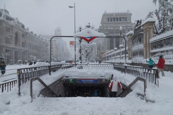 Nieve en Madrid - Sociedad