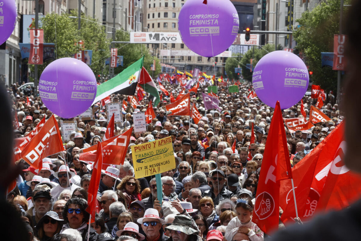 Manifestación Primero de Mayo en Madrid - Política