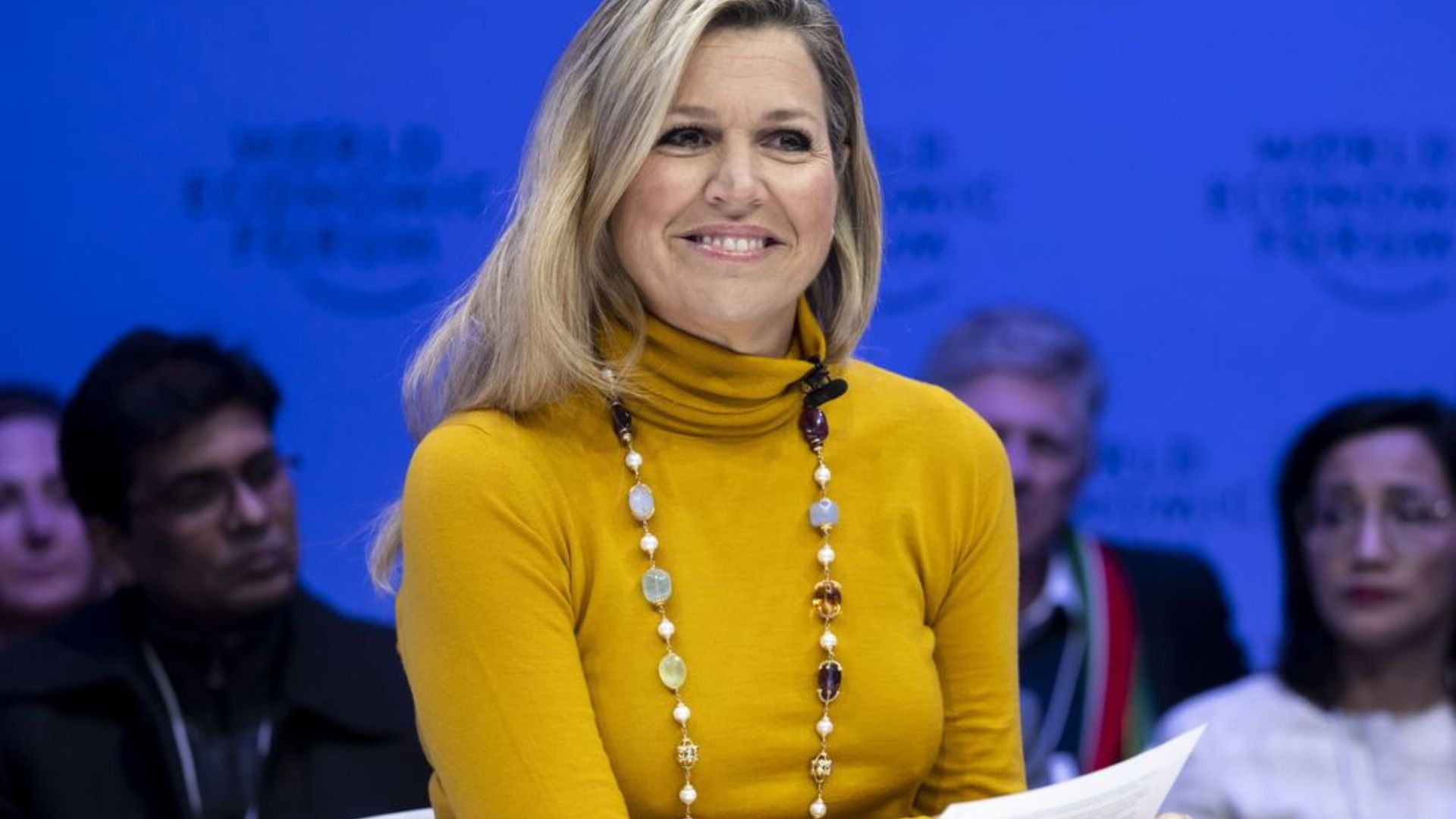 La Reina Máxima en Davos 